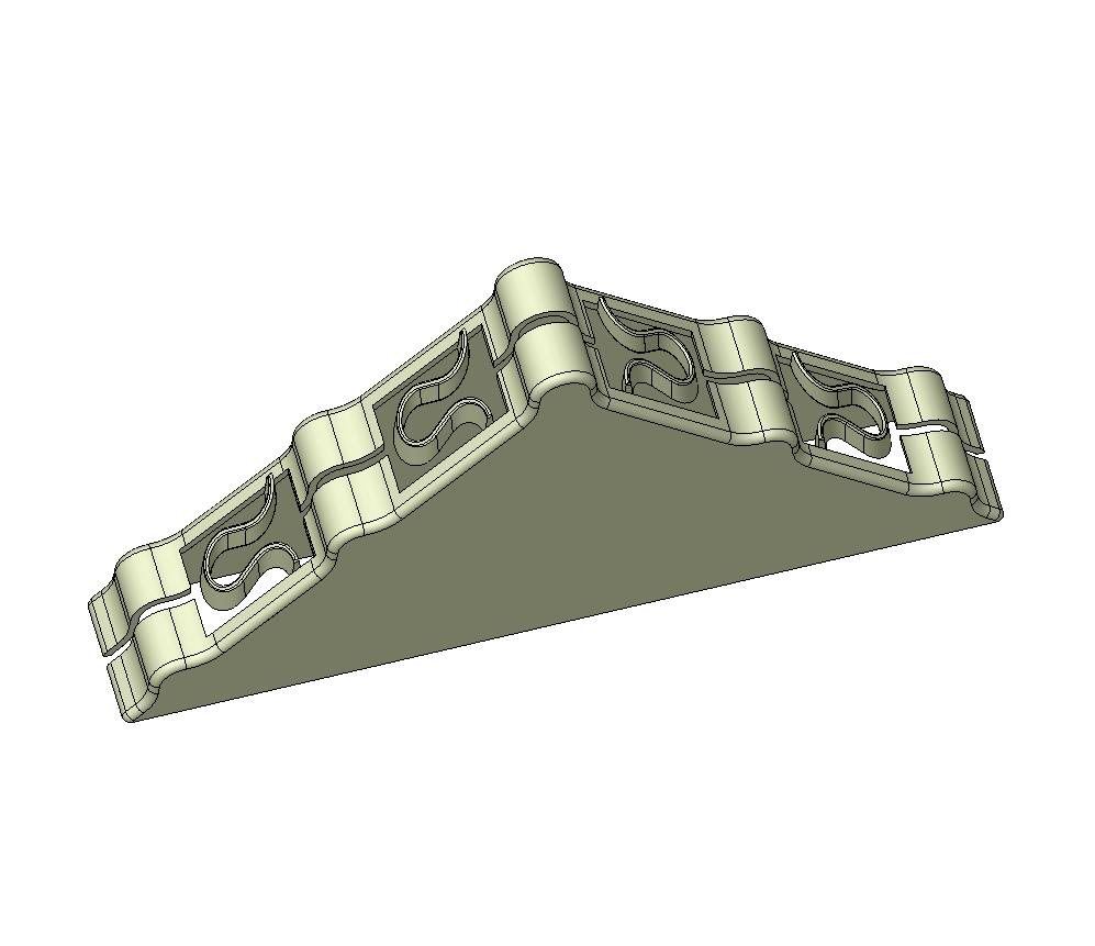 Coin de protection NEGOPLAST, modélisation 3D